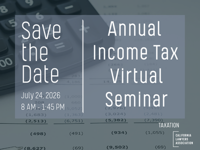 Annual Income Tax Virtual Seminar 