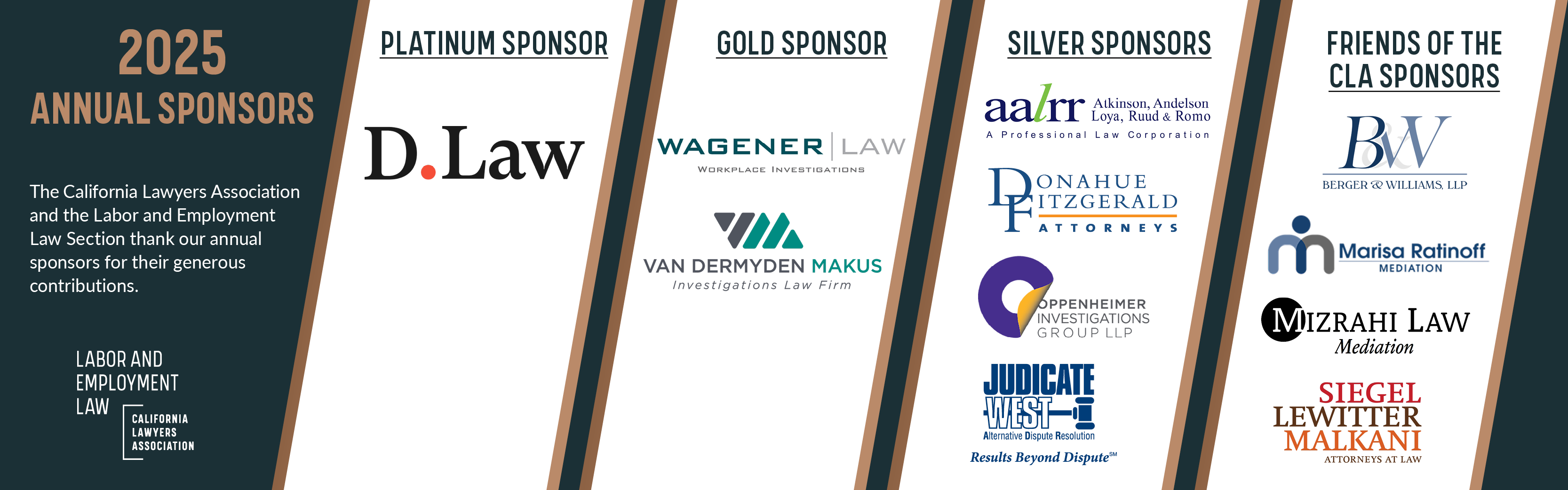 Thank you to our 2025 Annual Sponsors!