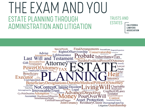 Trusts and Estates Section - The Exam and You
