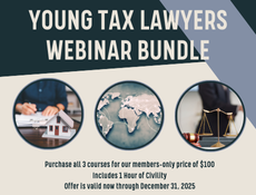 Young Tax Lawyers Webinar Bundle