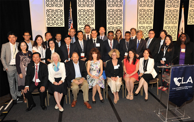 CLA honored its foreign delegates at the 2018 Annual Meeting 