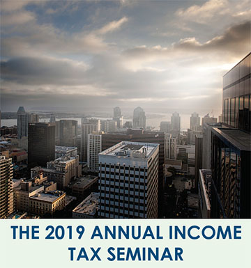 Tax seminar brochure image