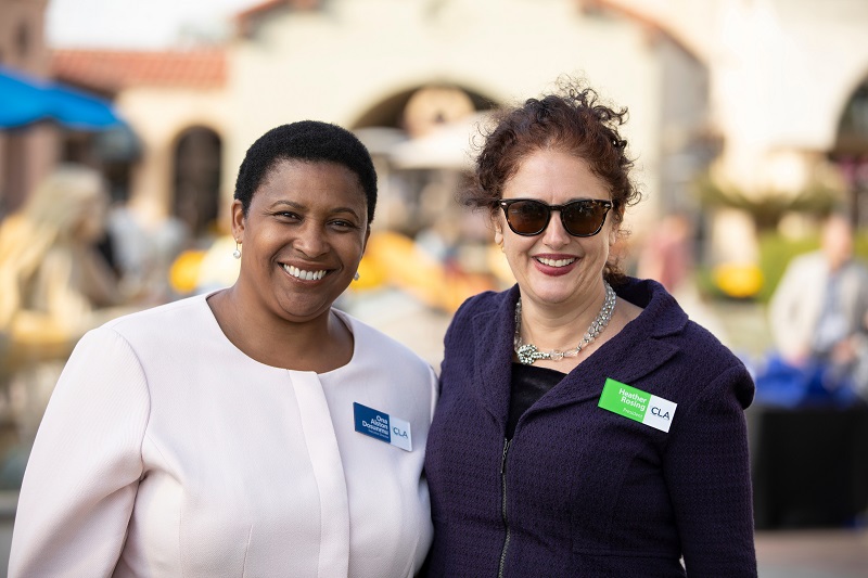 image of CLA Executive Director Ona Dosunmu and President Heather Rosing