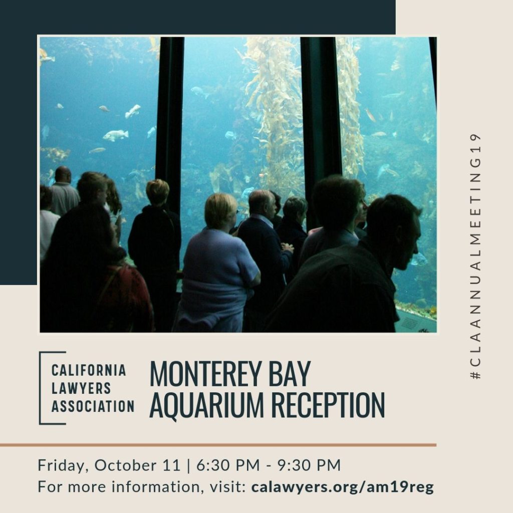 Graphic for Annual Meeting Monterey Bay Aquarium Reception