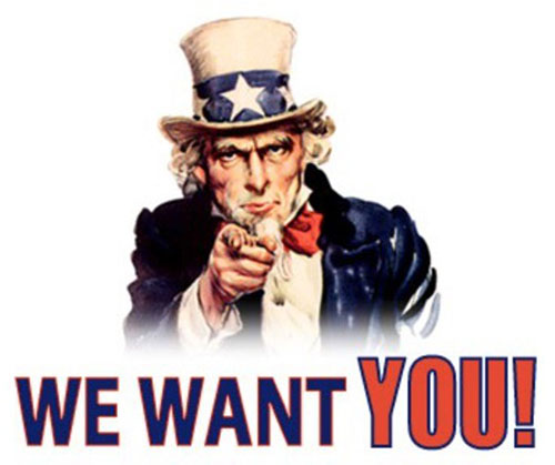 We Want You image