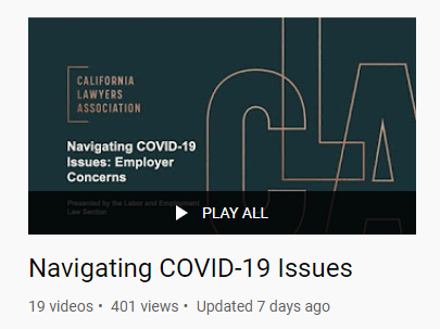 image of YouTube video "Navigating COVID-19 Issues