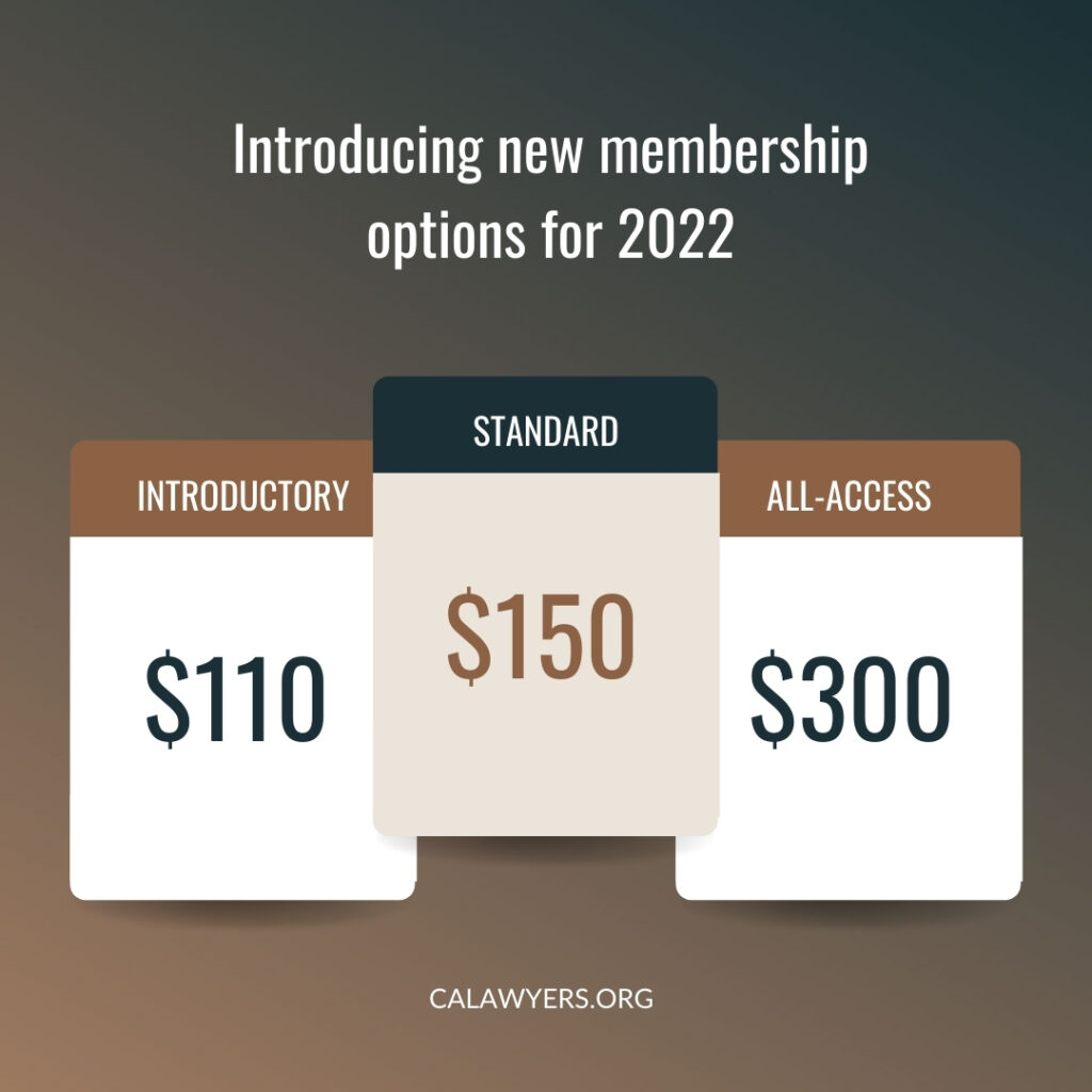 Image reads: introducing new membership options for 2022