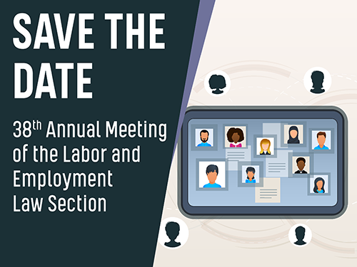 save the date for the Labor Section annual meeting