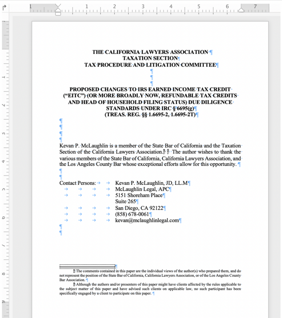 visual example of TITLE PAGE with the following formatting guidelines