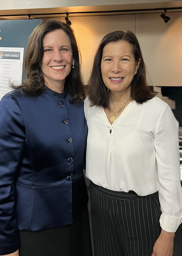 Betty Williams, President of CLA and Former Chief Justice Tani Cantil-Sakauye
