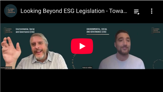 Youtube thumbnail for Looking Beyond ESG Legislation - Toward Systems Change with Bruno Camargo