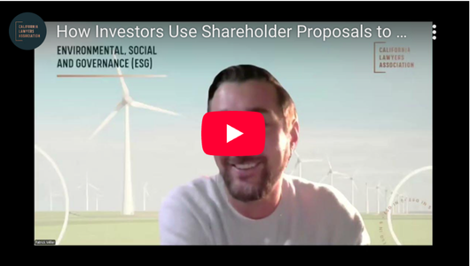 Youtube thumbnail for How Investors Use Shareholder Proposals to Drive Corporate Change with Sanford Lewis