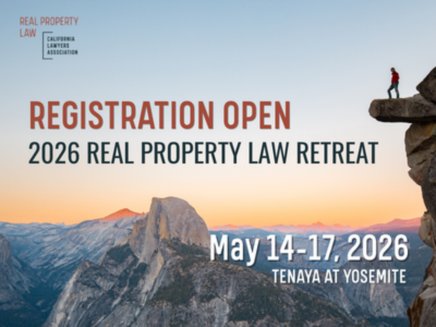 Registration Open for 2026 Real Property Law Retreat