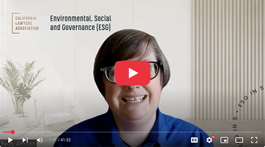YouTube thumbnail for Helping Lawyers Achieve Climate Goals Through Contracts with Becky Annison