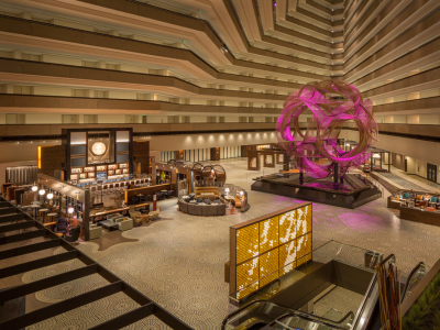 Shot of Hotel Atrium