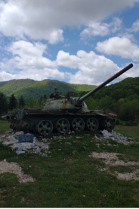 Tank in Bosnia