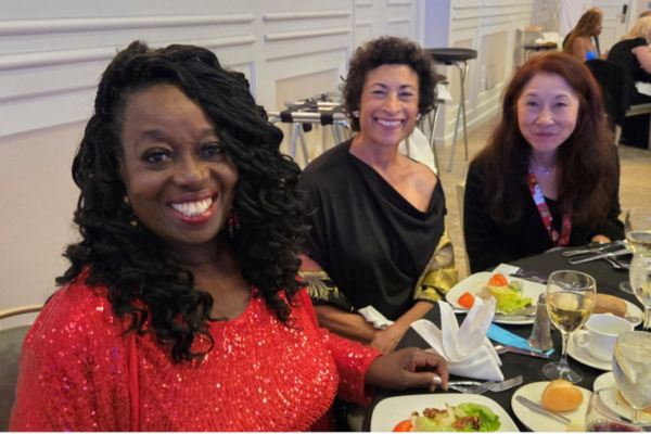 ILS Section Members L-R: Margaret Francisco, Mellisa Allain, Harumi Hata