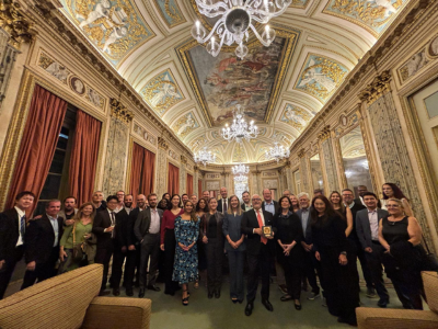 Group photo at Milan, Italy
