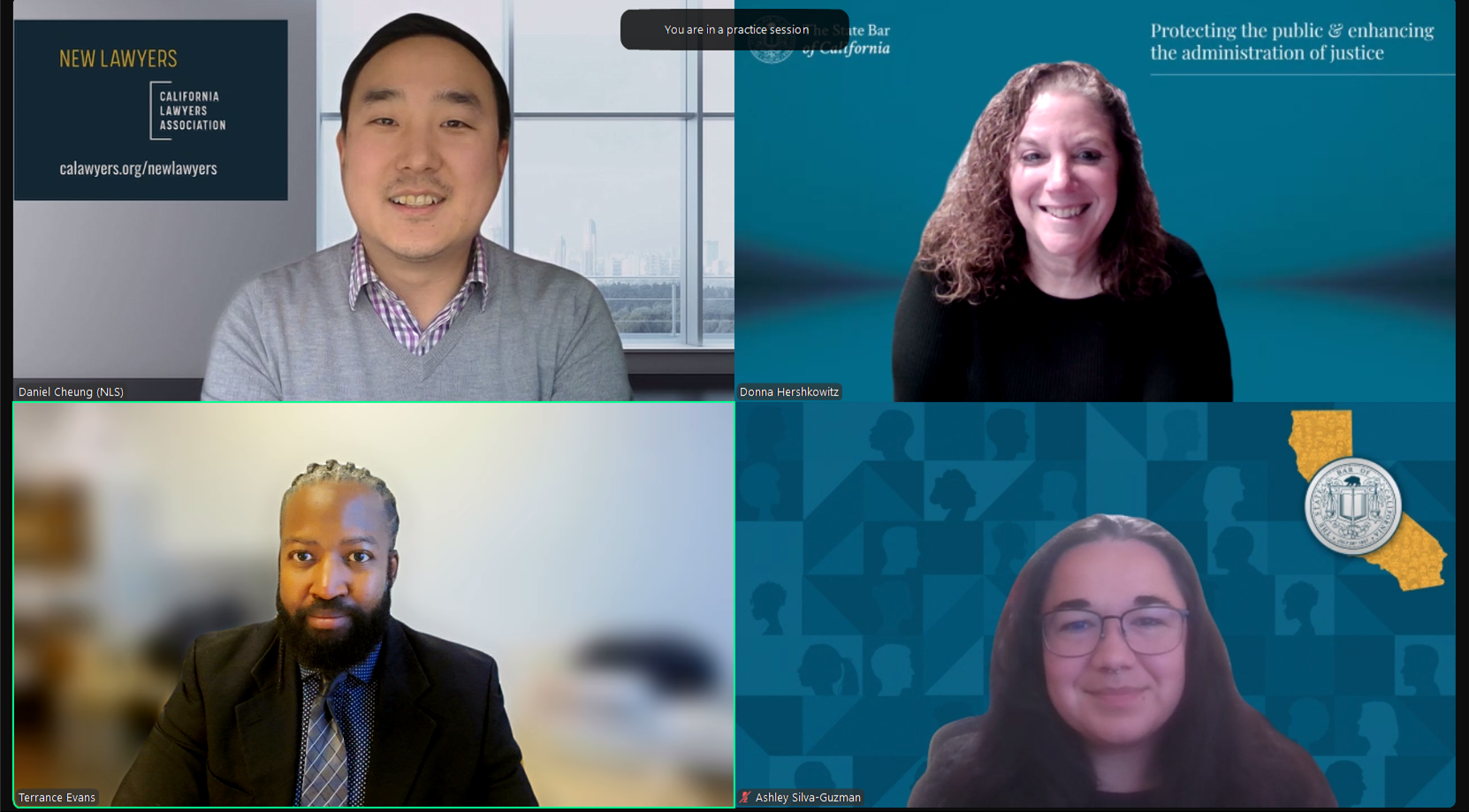 Speakers on the Bar Exam Panel