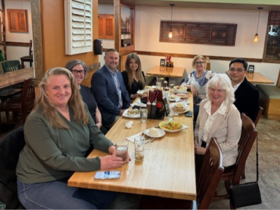 Attendees at the Dinner for a Dozen event