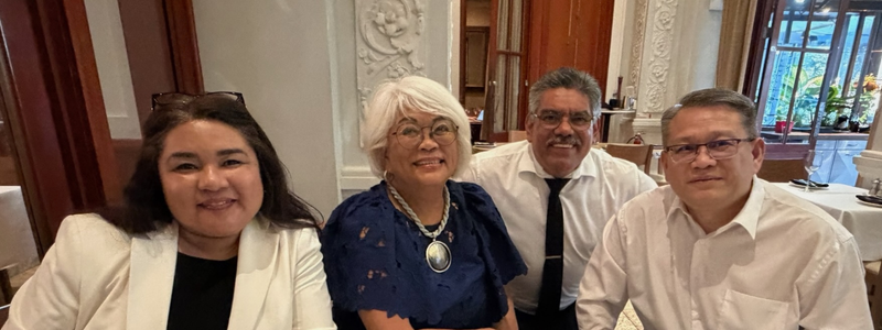 Left to right: Jannett Cabanero, Ruthe Ashley, Jose Solis, Chris Nguyen