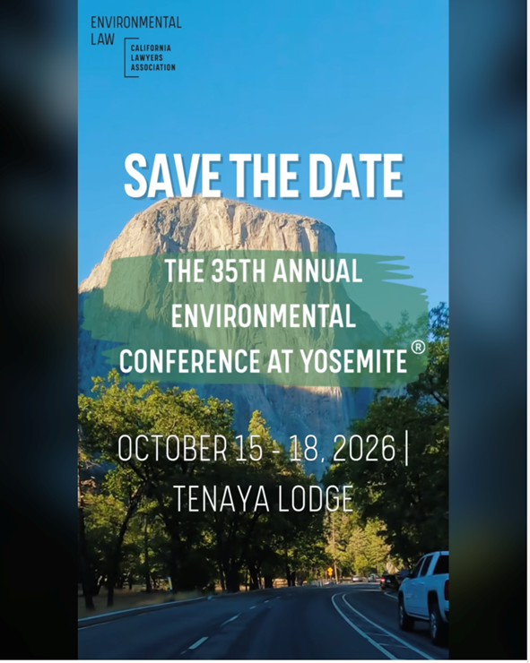 Save the Date 35th annual environmental conference at yosemite
